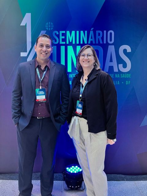 Presidente Alexandre e Primeira Secretária Gislene